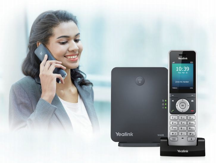 Беспроводной DECT IP-телефон Yealink W60P